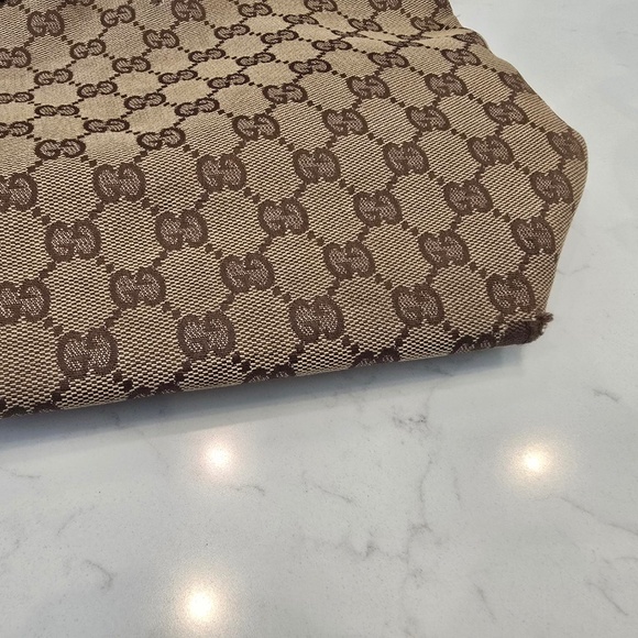 Gucci VTG Canvas Eclipse Tote - Picture 2 of 16